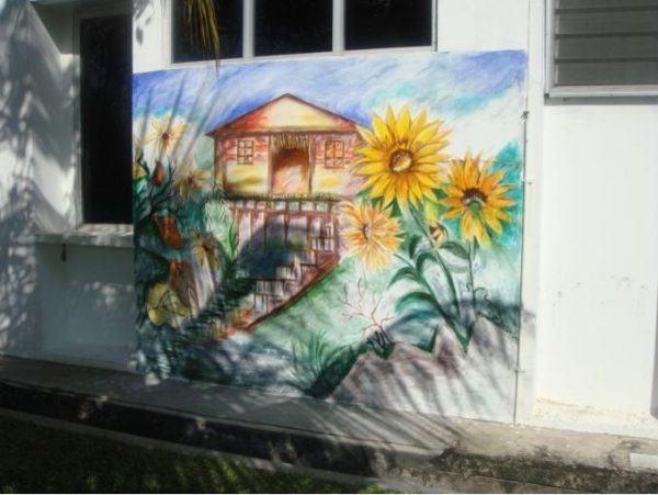 Mural done for a house in Sipitang